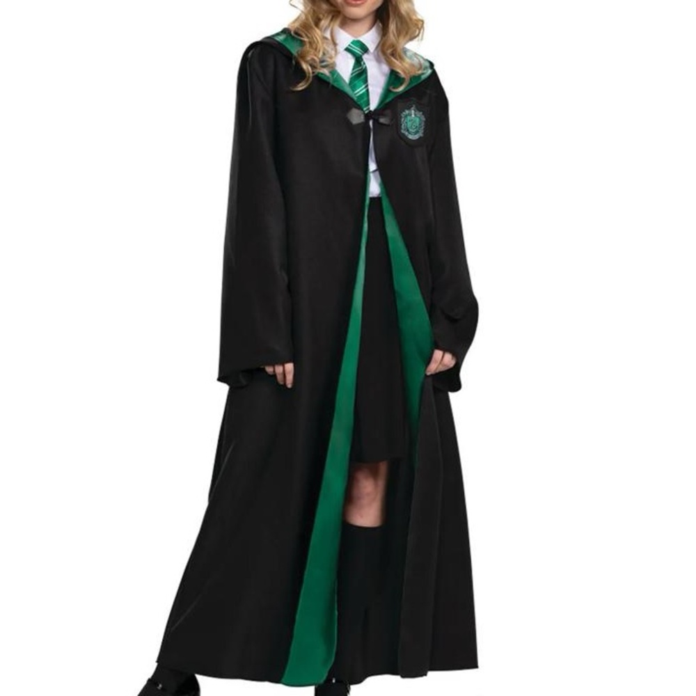Adults Deluxe Harry Potter Slytherin Robe M